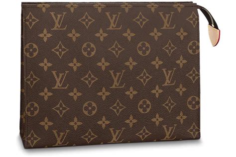 lv m94342|Louis Vuitton Toiletry Pouch 26 Monogram Brown .